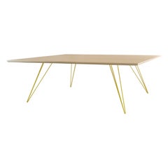 Williams Hairpin Coffee Table Rectangular Maple Yellow