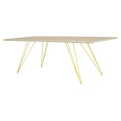 Williams Hairpin Coffee Table Rectangular Maple Yellow