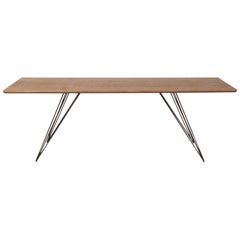 Williams Hairpin Coffee Table Rectangular Walnut Black