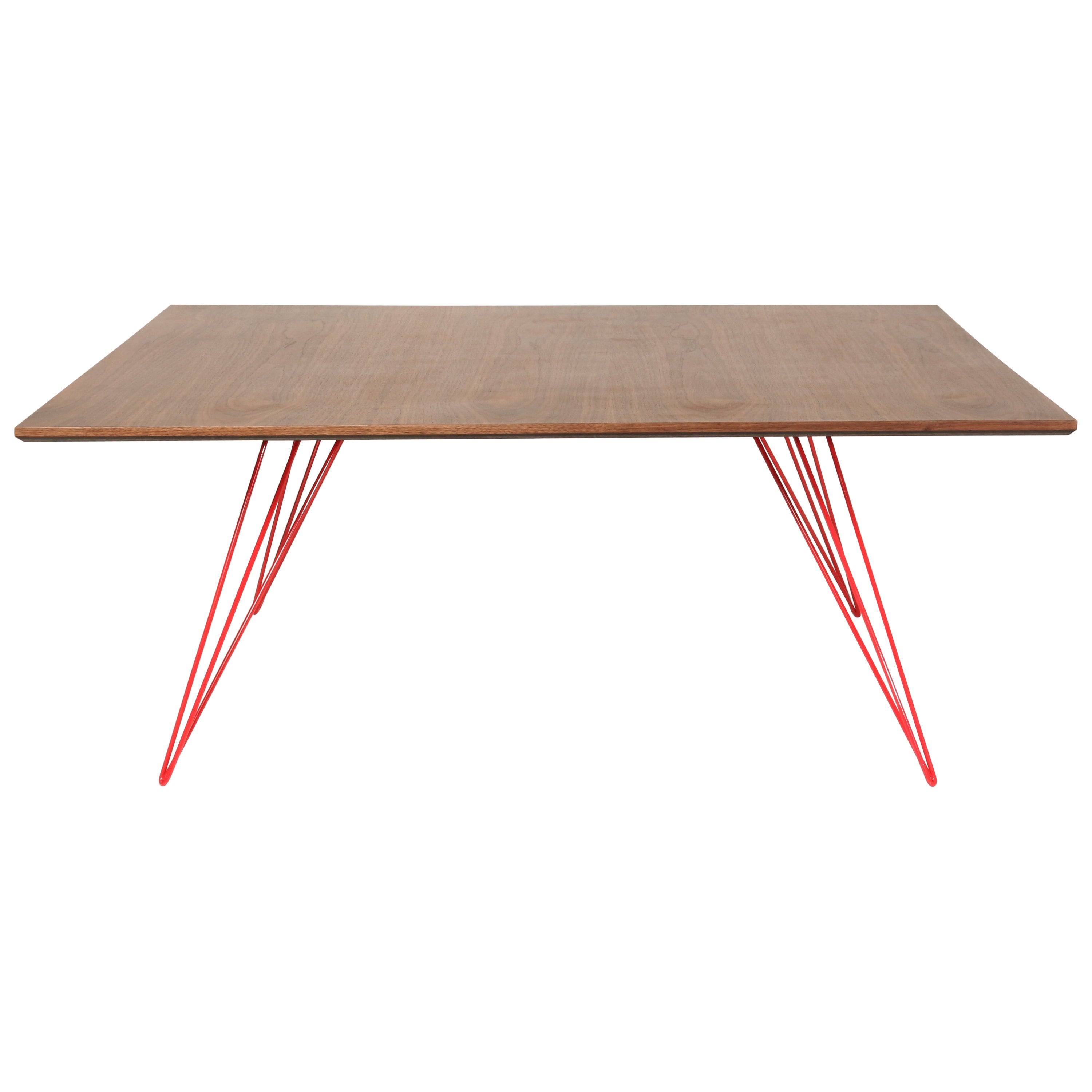 Mesa de centro Williams Hairpin Rectangular Nogal Rojo