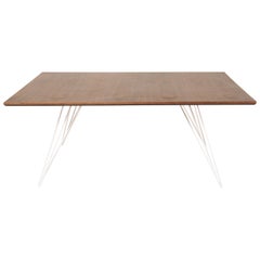 Williams Hairpin Coffee Table Rectangular Walnut White