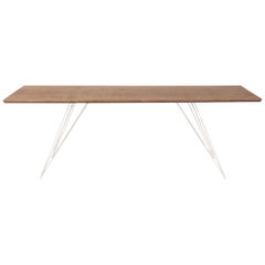Williams Hairpin Coffee Table Rectangular Walnut White