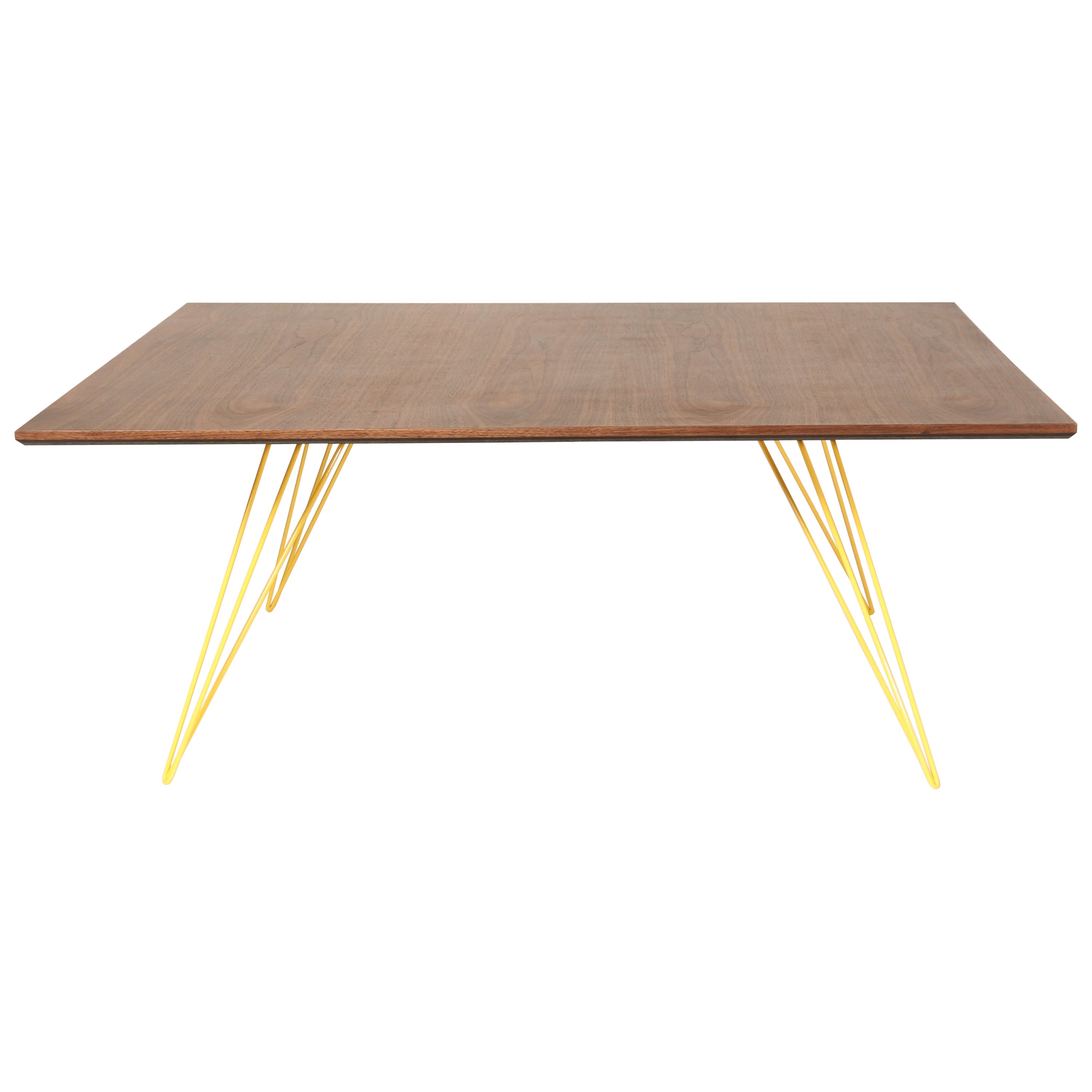 Mesa de centro Williams Hairpin Rectangular Nogal Amarillo