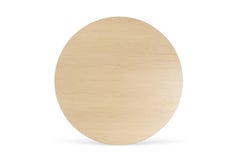 Williams Hairpin Coffee Table Round Maple Blood Red