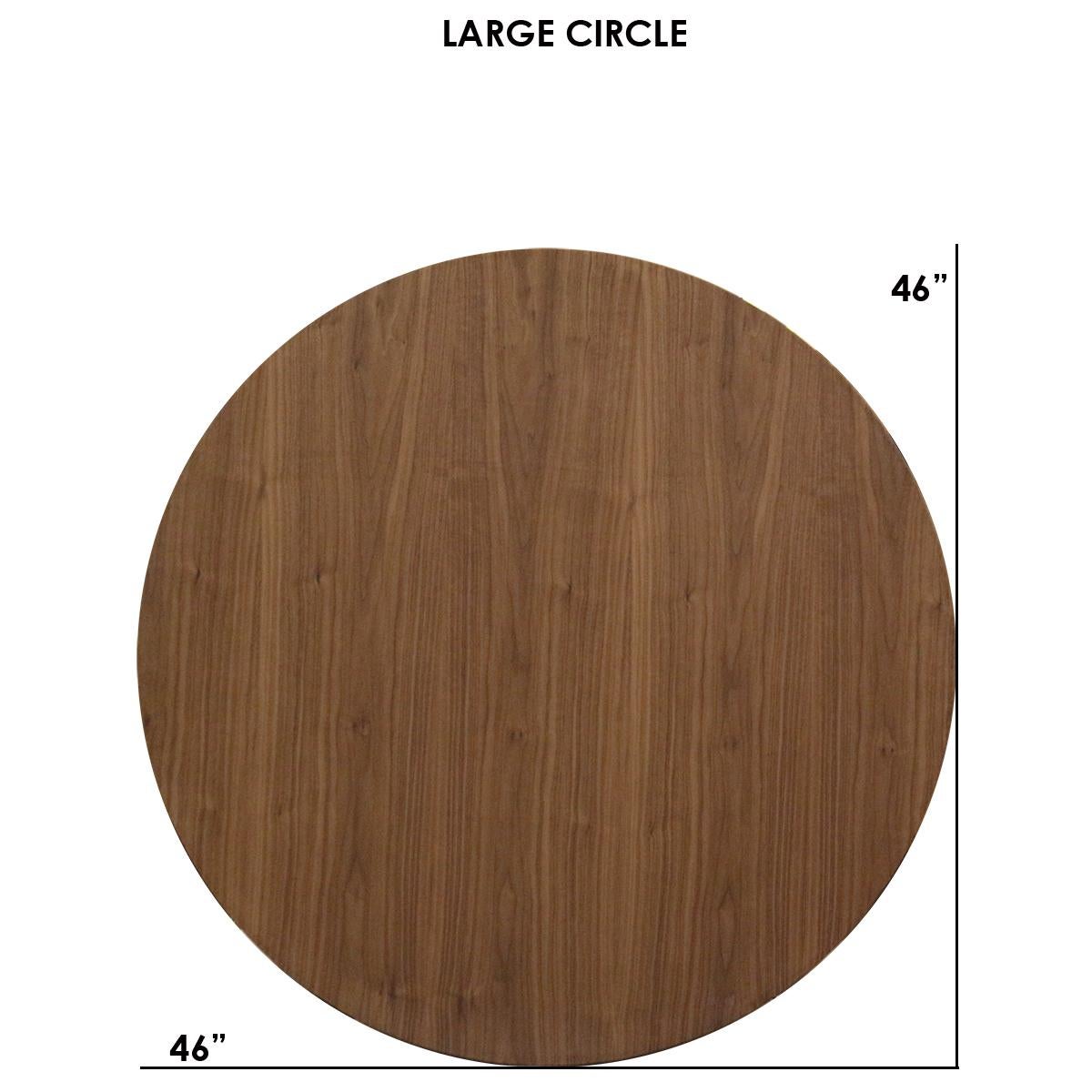 Biseauté Table ronde de salle à manger en épingle à cheveux William Greene & Greene en vente