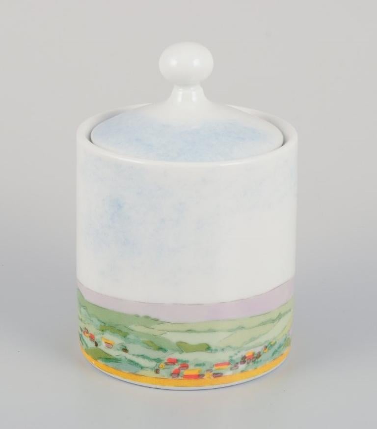 Williams-Sonoma Fine Porcelain. A five-person Montgolfiére coffee set For Sale 2