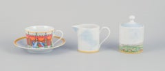 Williams-Sonoma Fine Porcelain. A four-person Montgolfiére coffee set