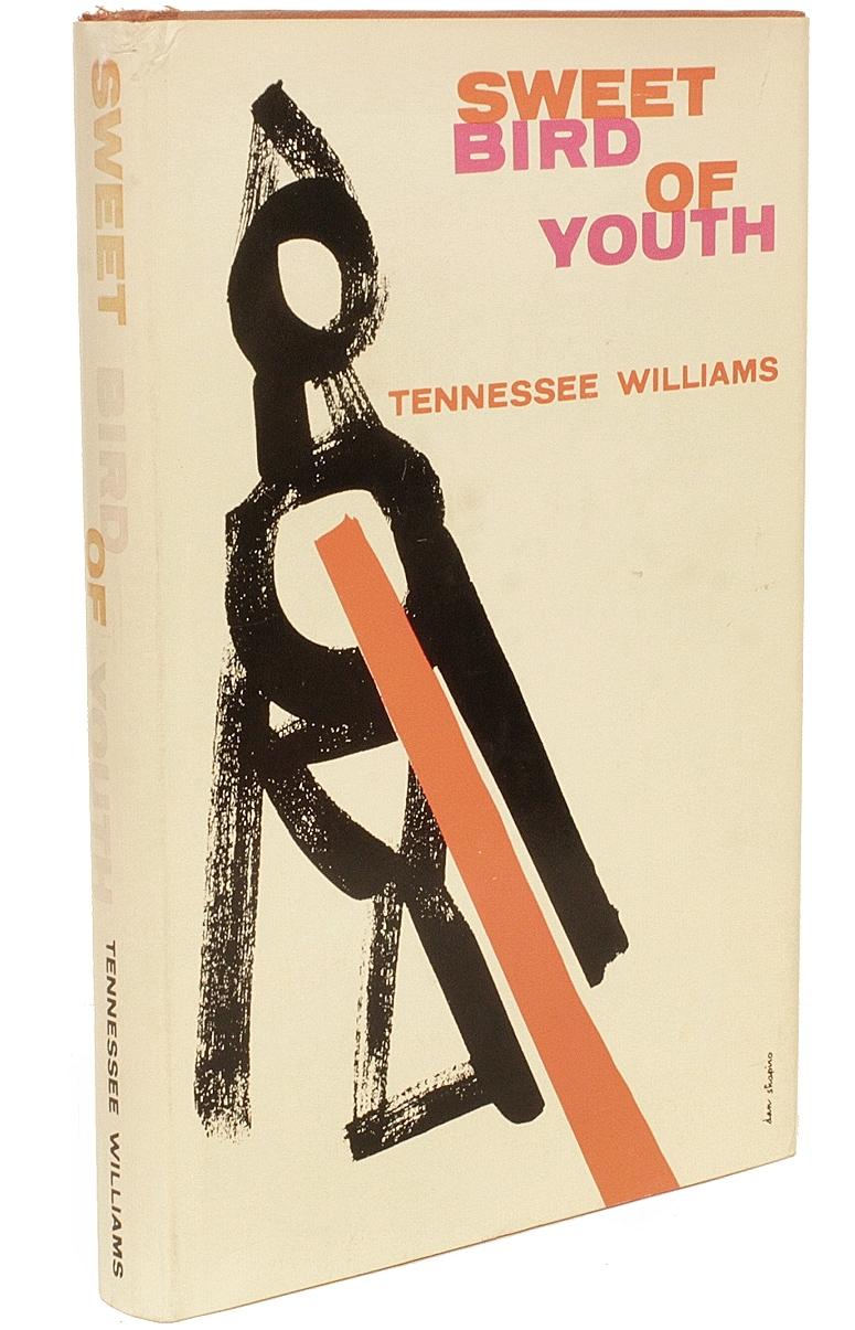 Author: Williams, Tennessee. 

Title: Sweet Bird of Youth. New York: New Directions, 1959.

Description: First edition inscribed. 1 vol., hardcover, with the DJ, not price clipped, inscribed by Tennessee on the front blank endleaf 