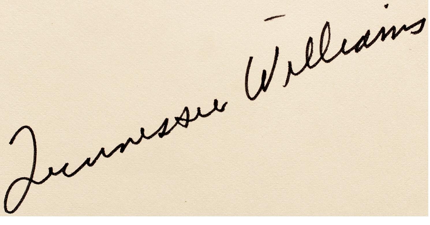 Williams, Tennessee. Vieux Carre, 'First Edition - Signed - 1979' In Good Condition In Hillsborough, NJ