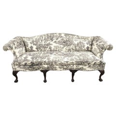 Used Williamsburg Chippendale Style Toile Camelback Settee Sofa by Stickley