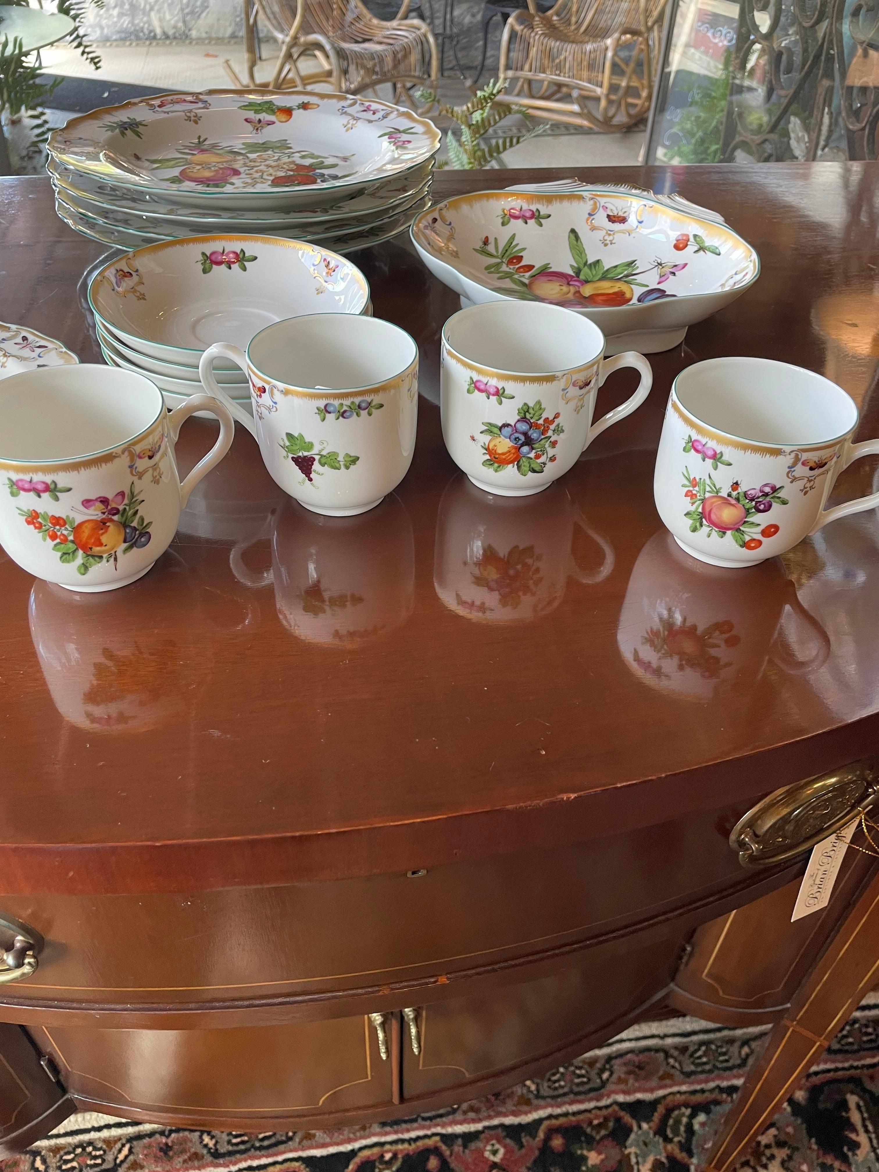 Portoghese Set di piatti Mottahedeh di Williamsburg Duke of Gloucester in vendita