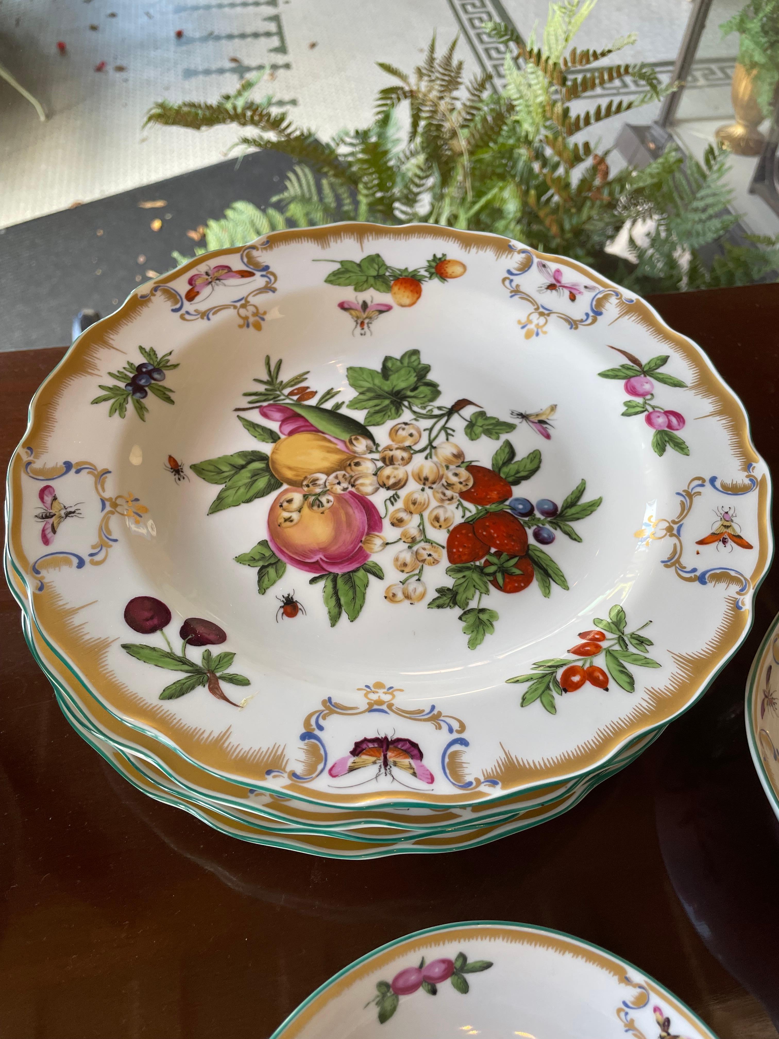 Porcellana Set di piatti Mottahedeh di Williamsburg Duke of Gloucester in vendita
