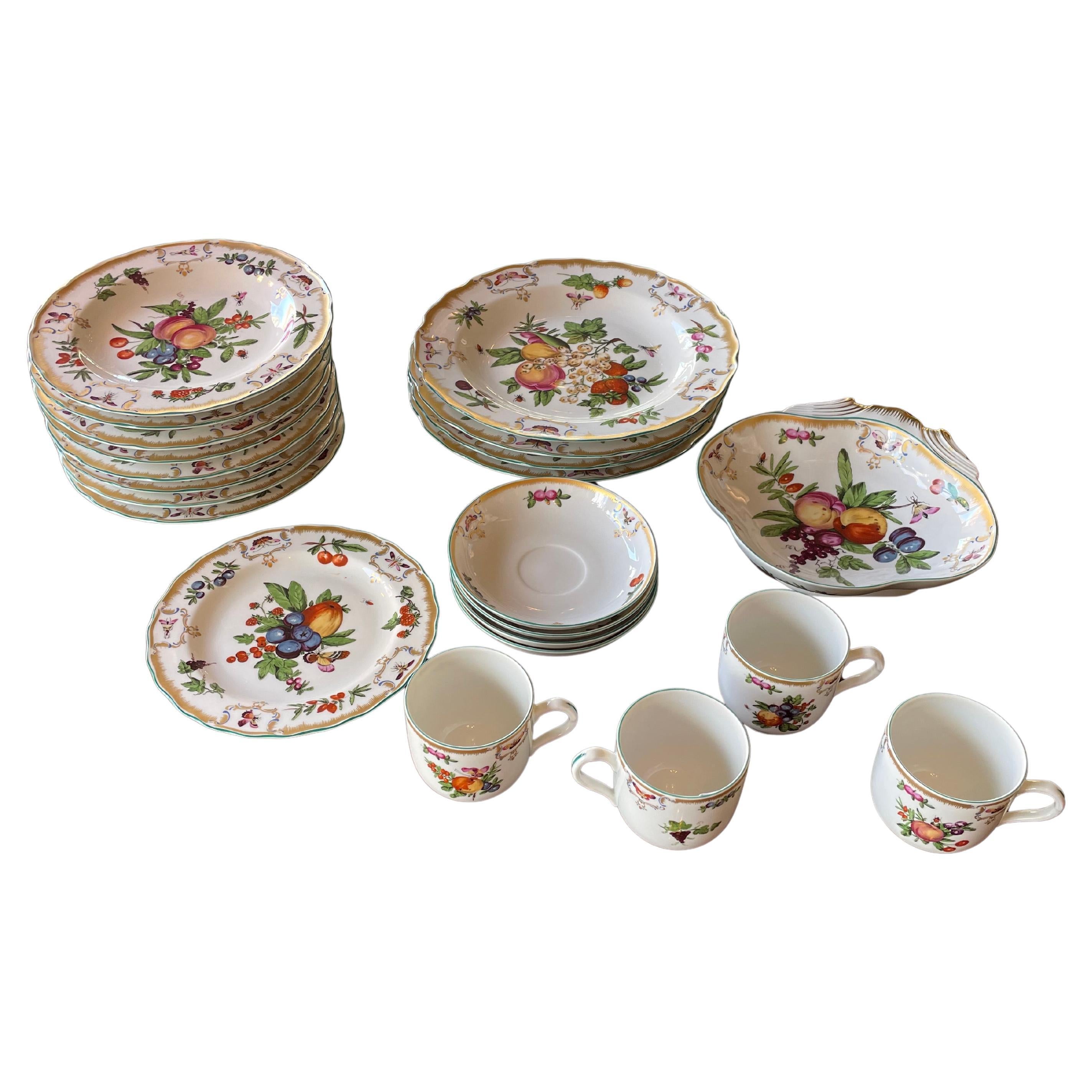 Set di piatti Mottahedeh di Williamsburg Duke of Gloucester in vendita