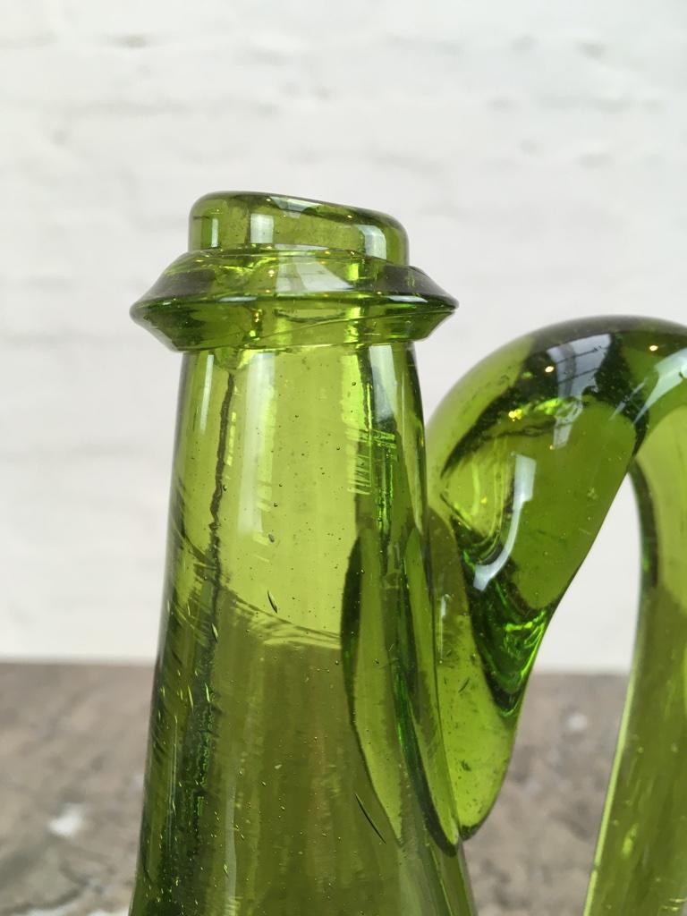 Williamsburg VA Jamestown Historical Glass Reproduction Onion Bottles, 1960s 6
