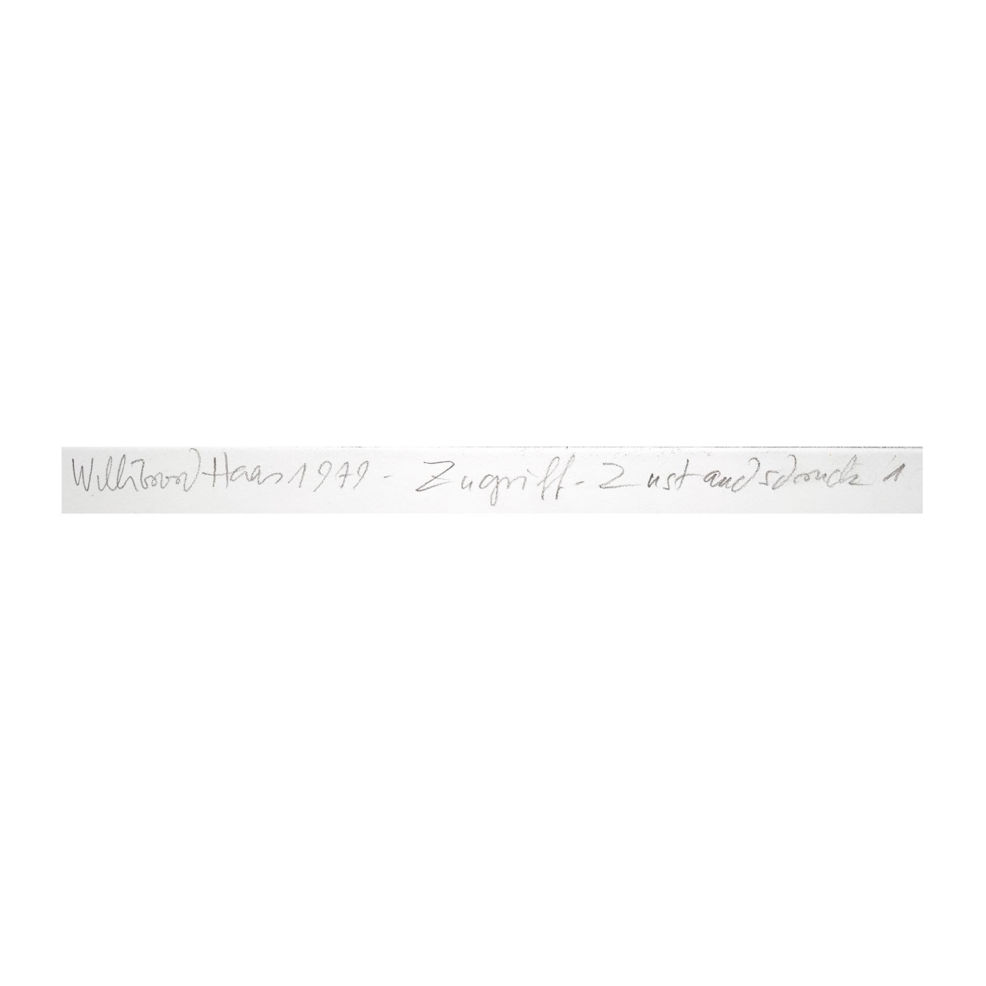 Access (Grau), Nude Print, von Willibrord Haas