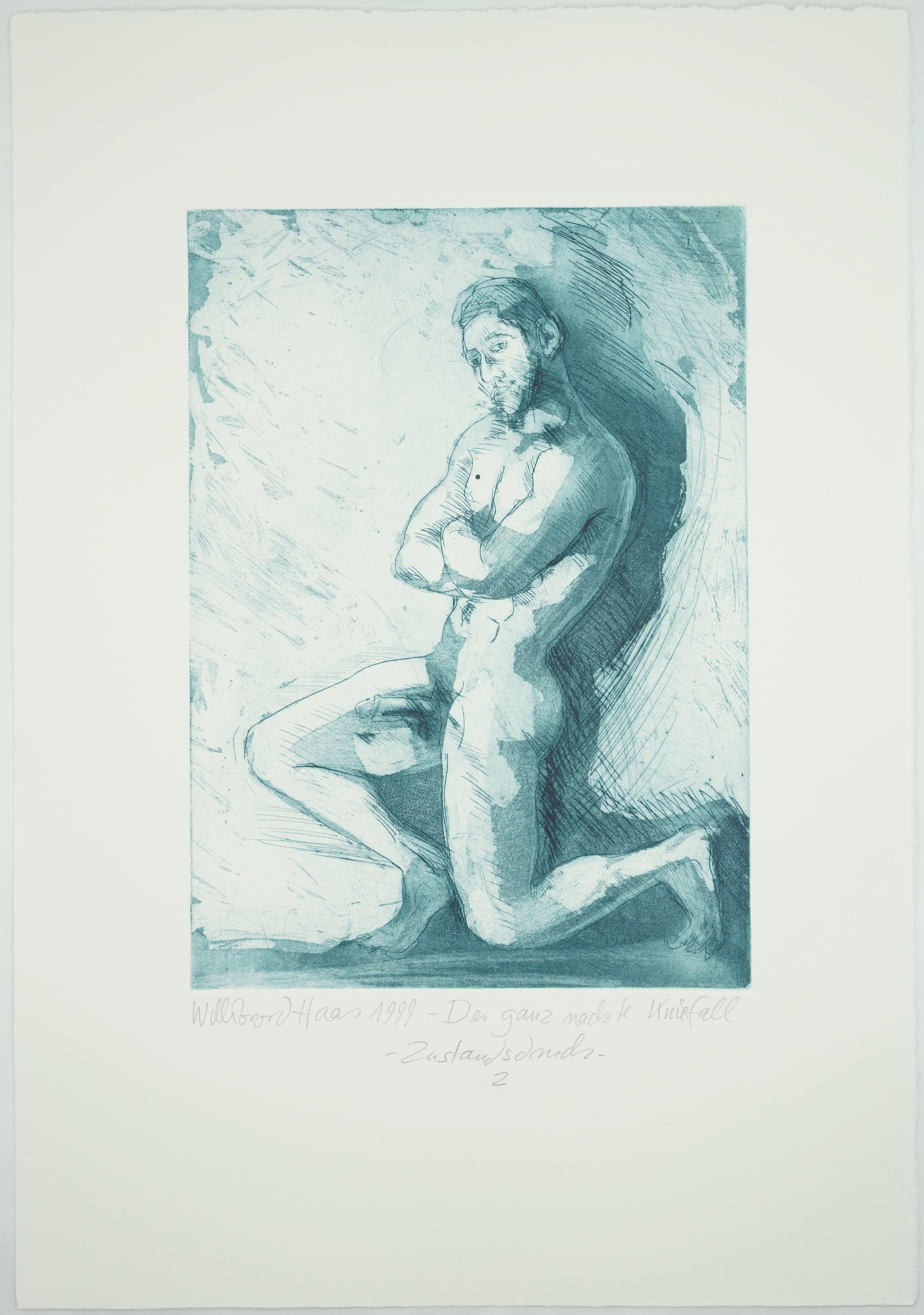 La protébration entièrement nue - Réalisme Print par Willibrord Haas