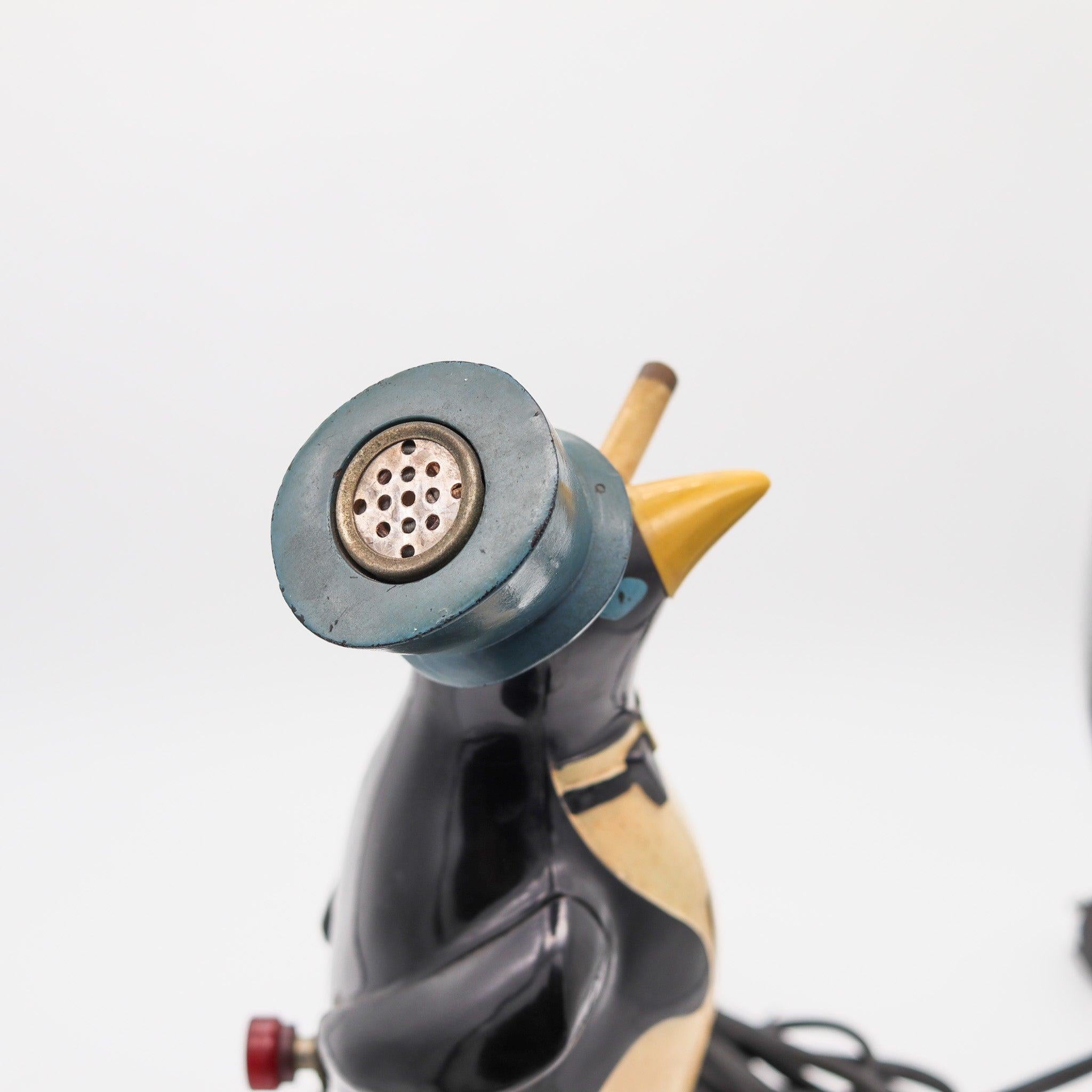 WILLIE KOOL 1938 The Penguin Figural Bar And Table-Desk Electric Lighter For Sale 3