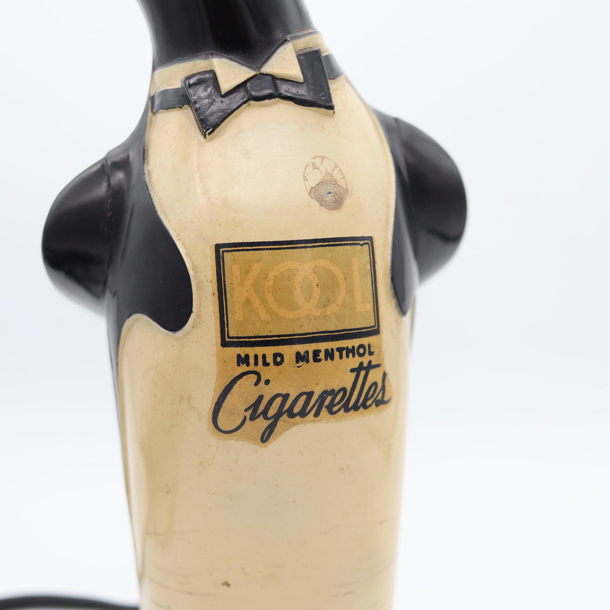Art Deco WILLIE KOOL 1938 The Penguin Figural Bar And Table-Desk Electric Lighter For Sale