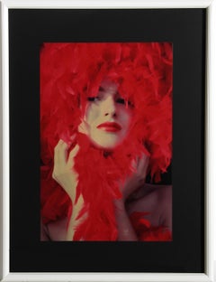 Vintage "Lady in Red", Fashion Photograph by Willie Miller