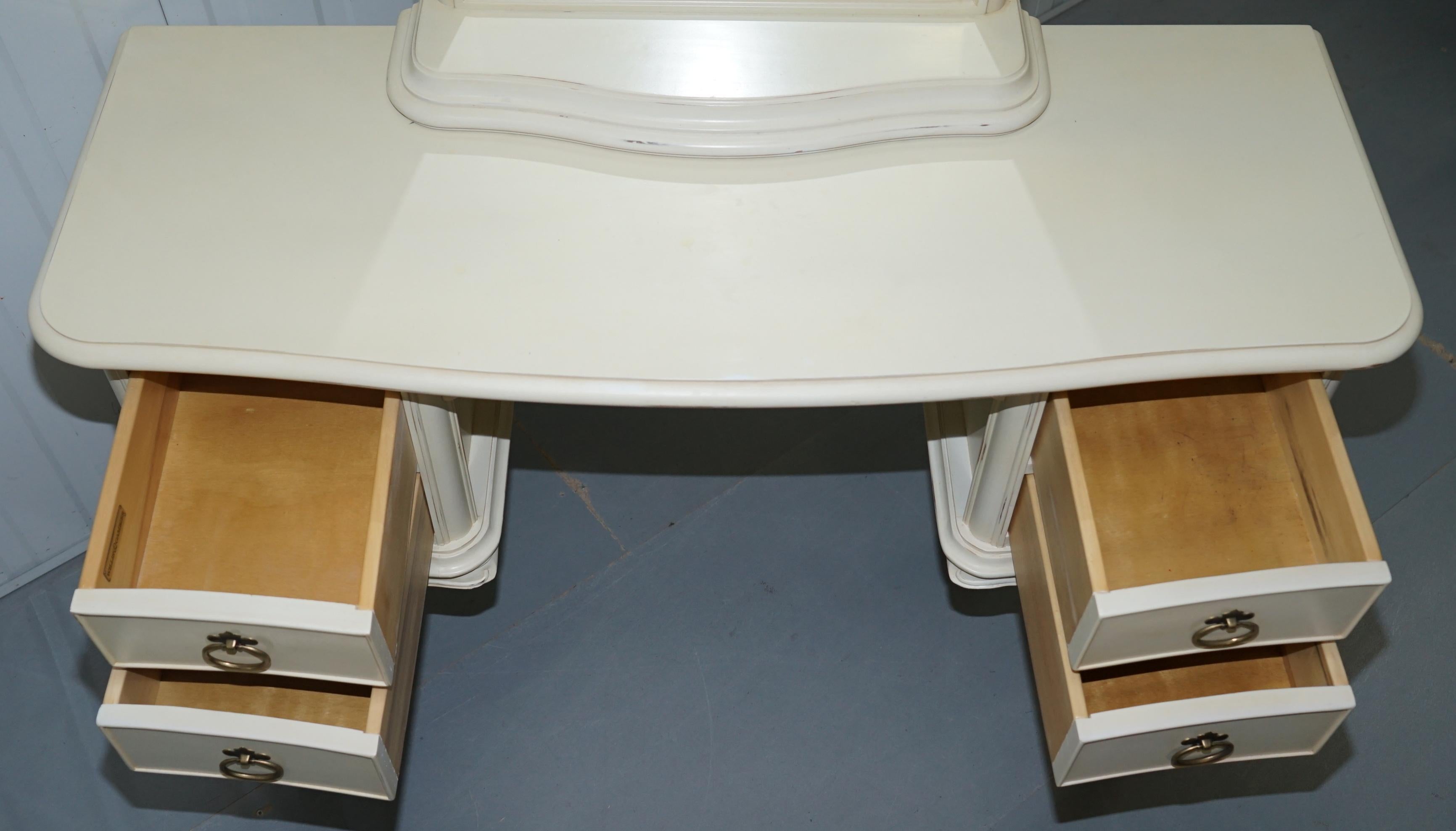 Willis Gambier Ivory Collection Dressing Table Mirror & Chair French Collection 4