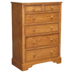 WILLIS & GAMBIER - CHEST OF DRAWERS VINTAGE en chêne, partie de la jupe