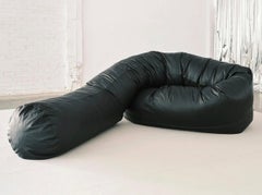 Willo Perron Sausage Sofa - Mid-Century Modern Fabric Upholstery