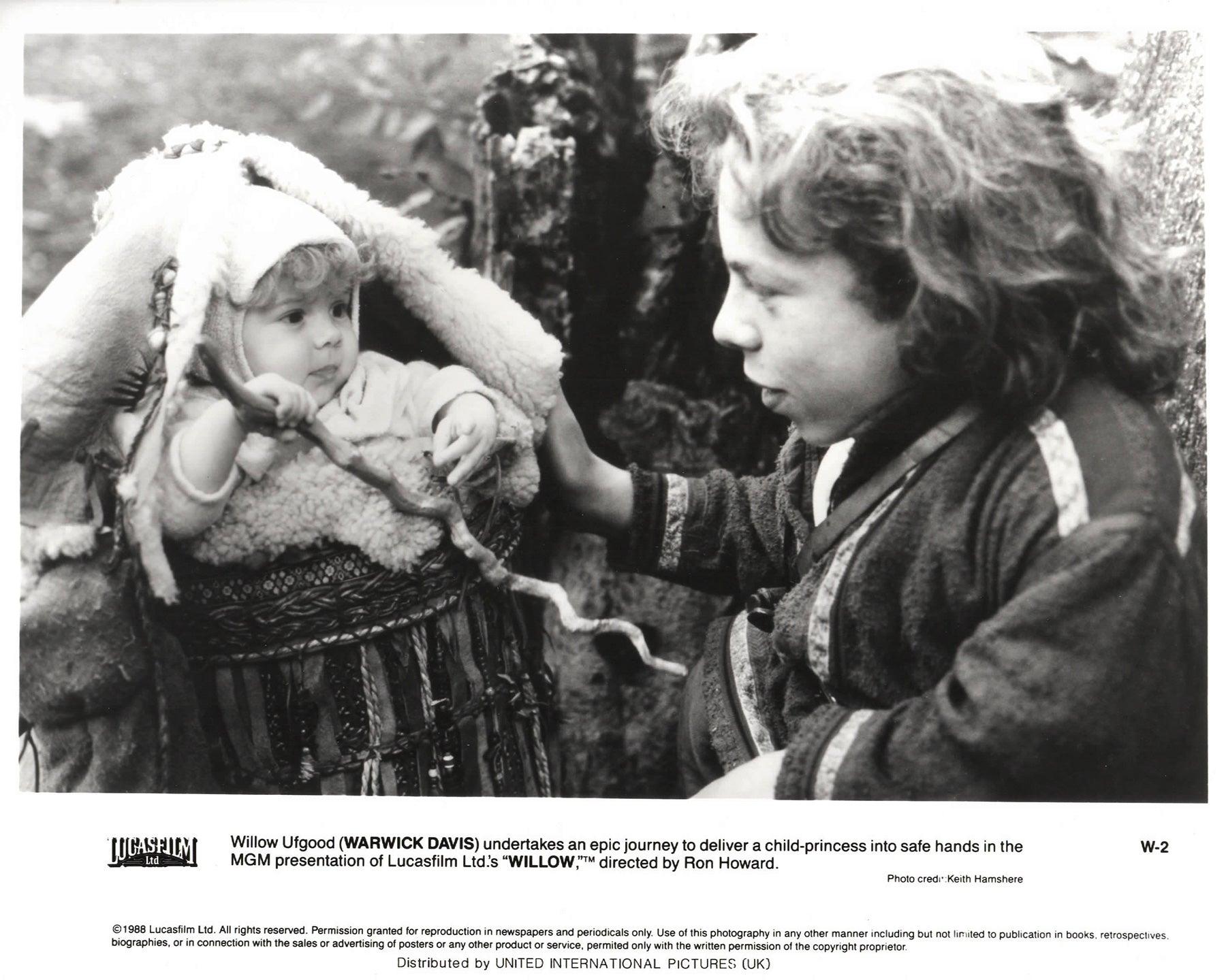 Papier Willow 1988 Publicity Film Movie Press Still Encadré en vente