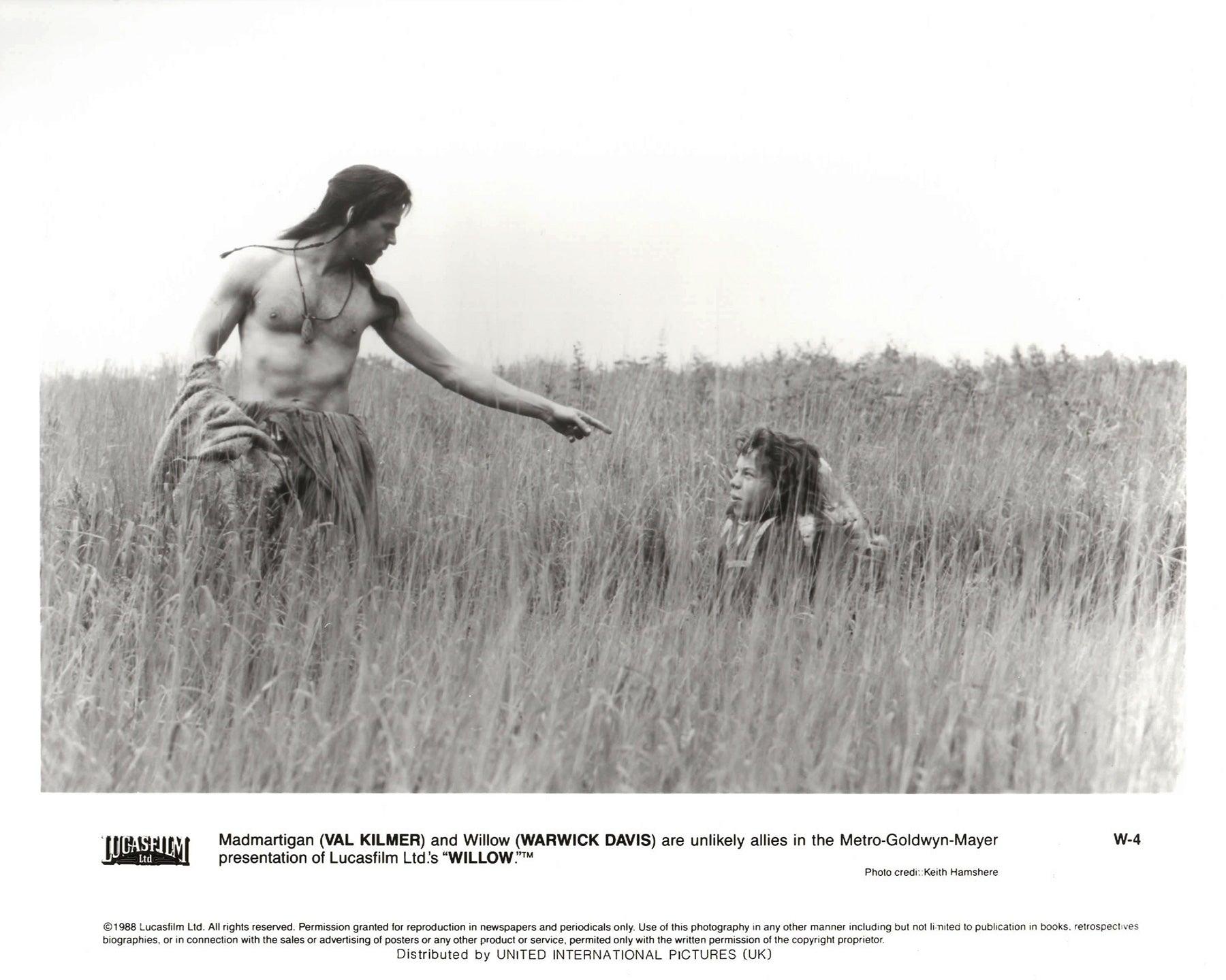 Papier Willow 1988 Publicity Film Movie Press Still Encadré en vente