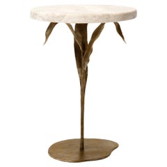 Willow Accent Table in Aged Gold
