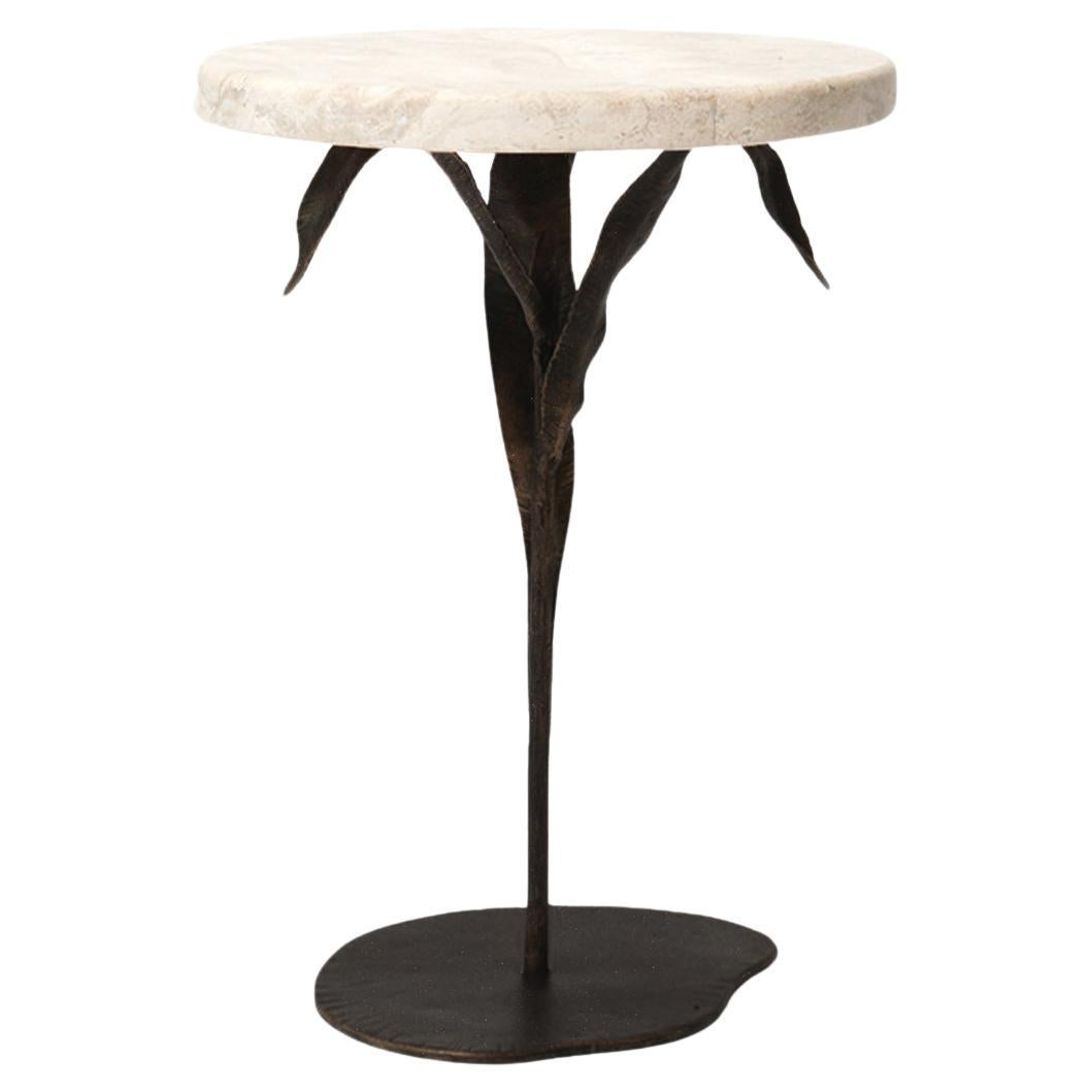 Willow Accent Table in Warm Black For Sale