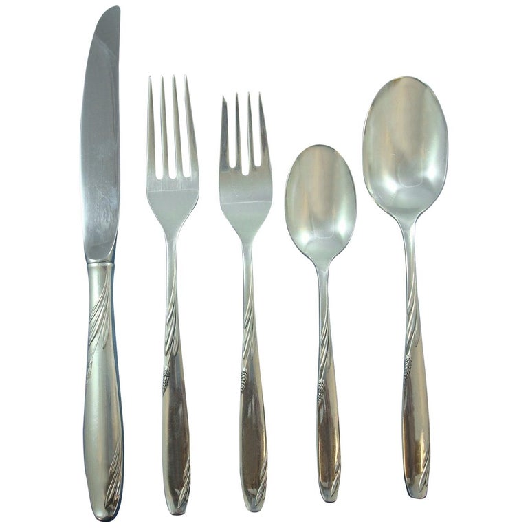 Willow by Gorham Sterling Silver Flatware Service for 12 Set 62 Pieces