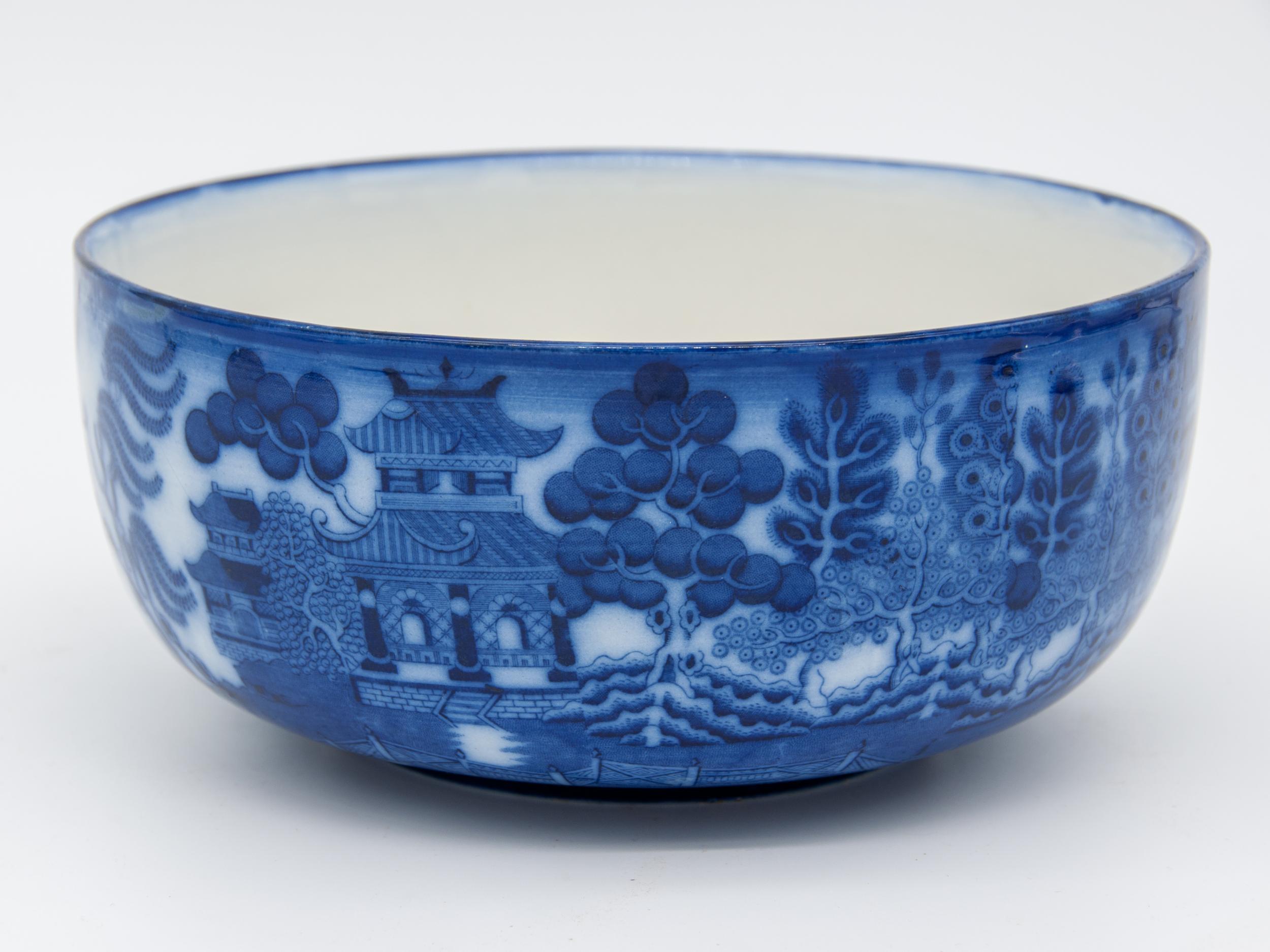 blue willow bowl