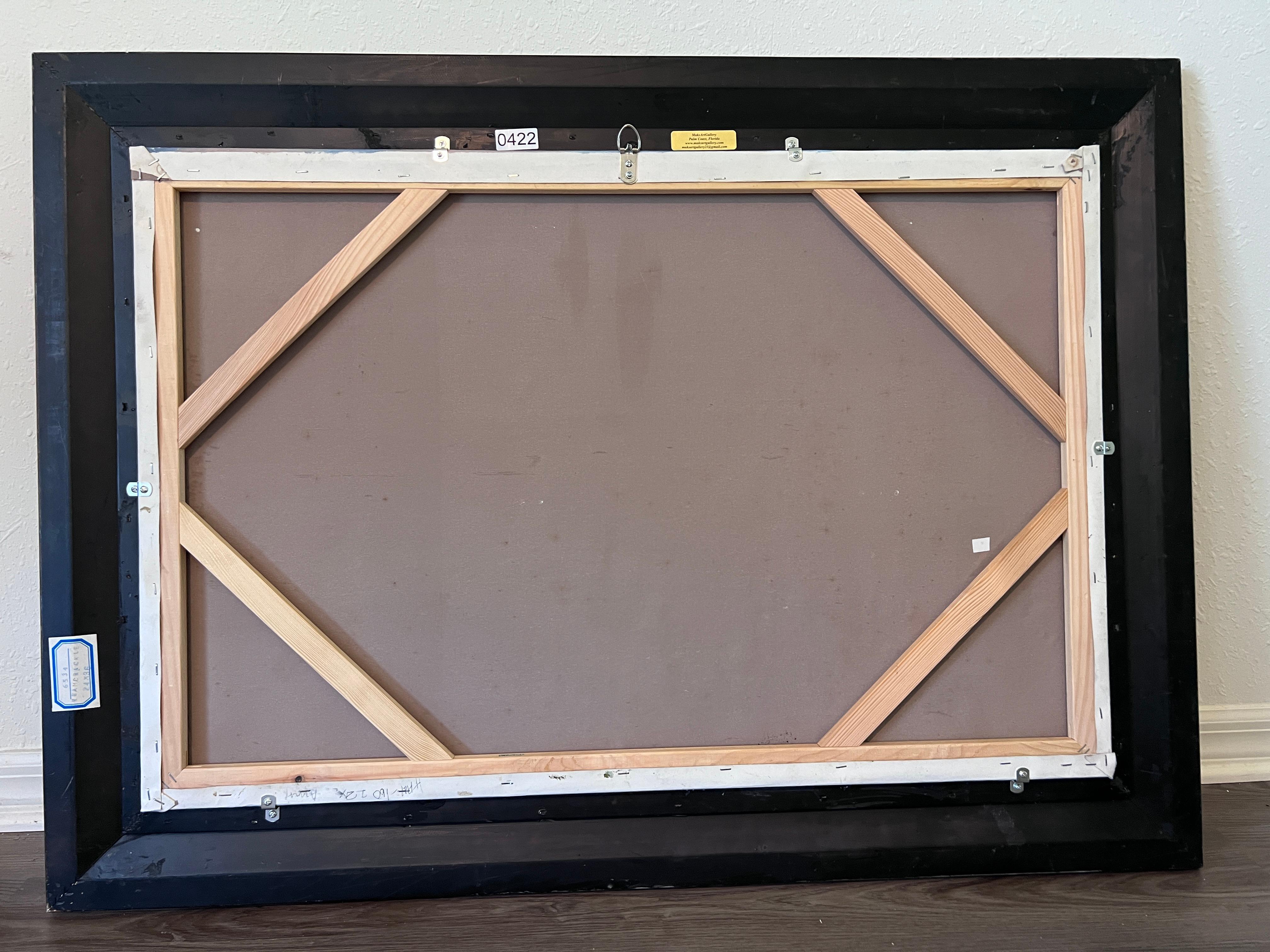 Large Painting Horses Fox Hunting Scene with Hounds Signed Willson Framed For Sale 11