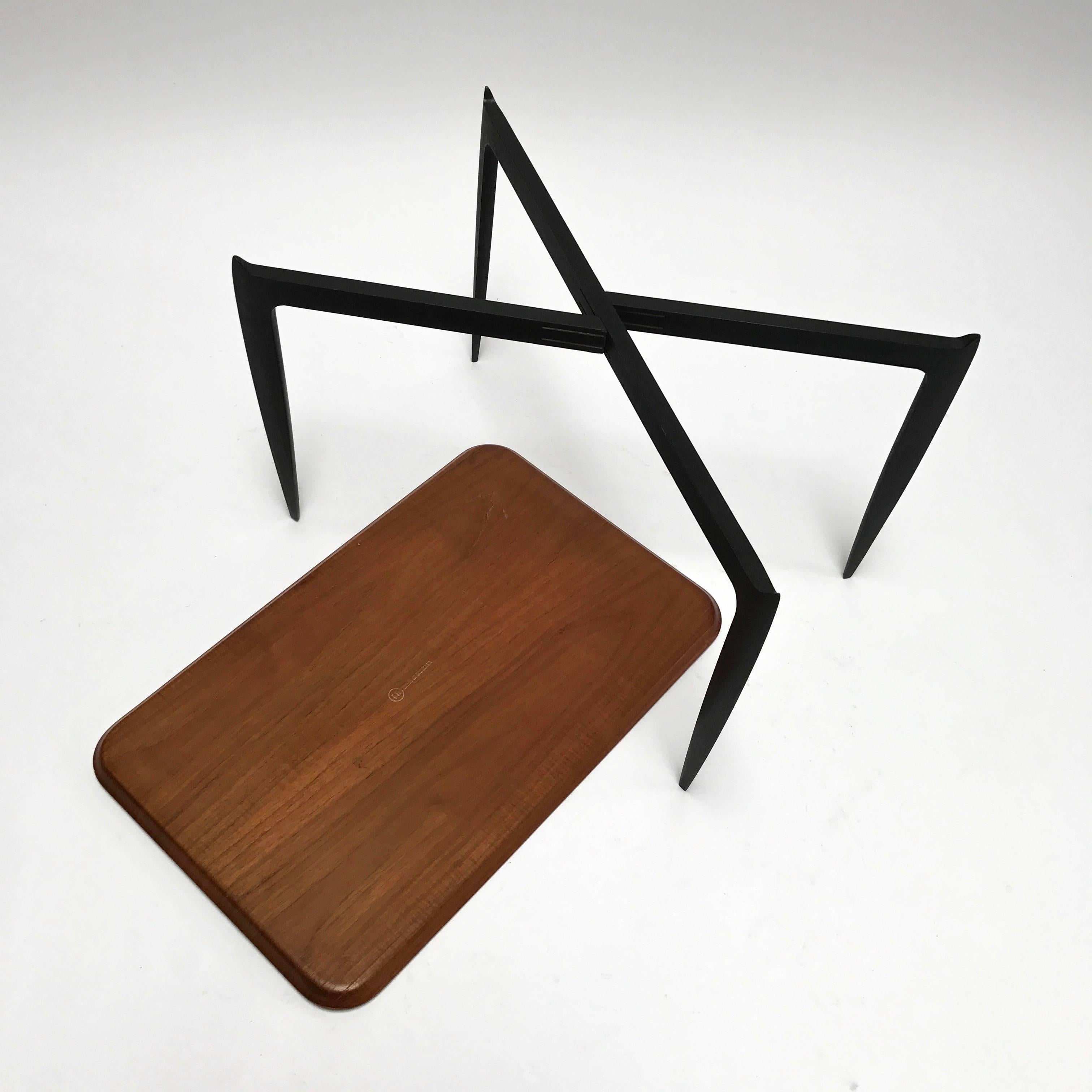 Willumsen & Engholm for Fritz Hansen Rectangular Tray Table In Good Condition In San Francisco, CA