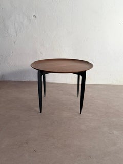 Willumsen & Engholm Collapsible Tray Top Table in Teak by Fritz Hansen, Denmark