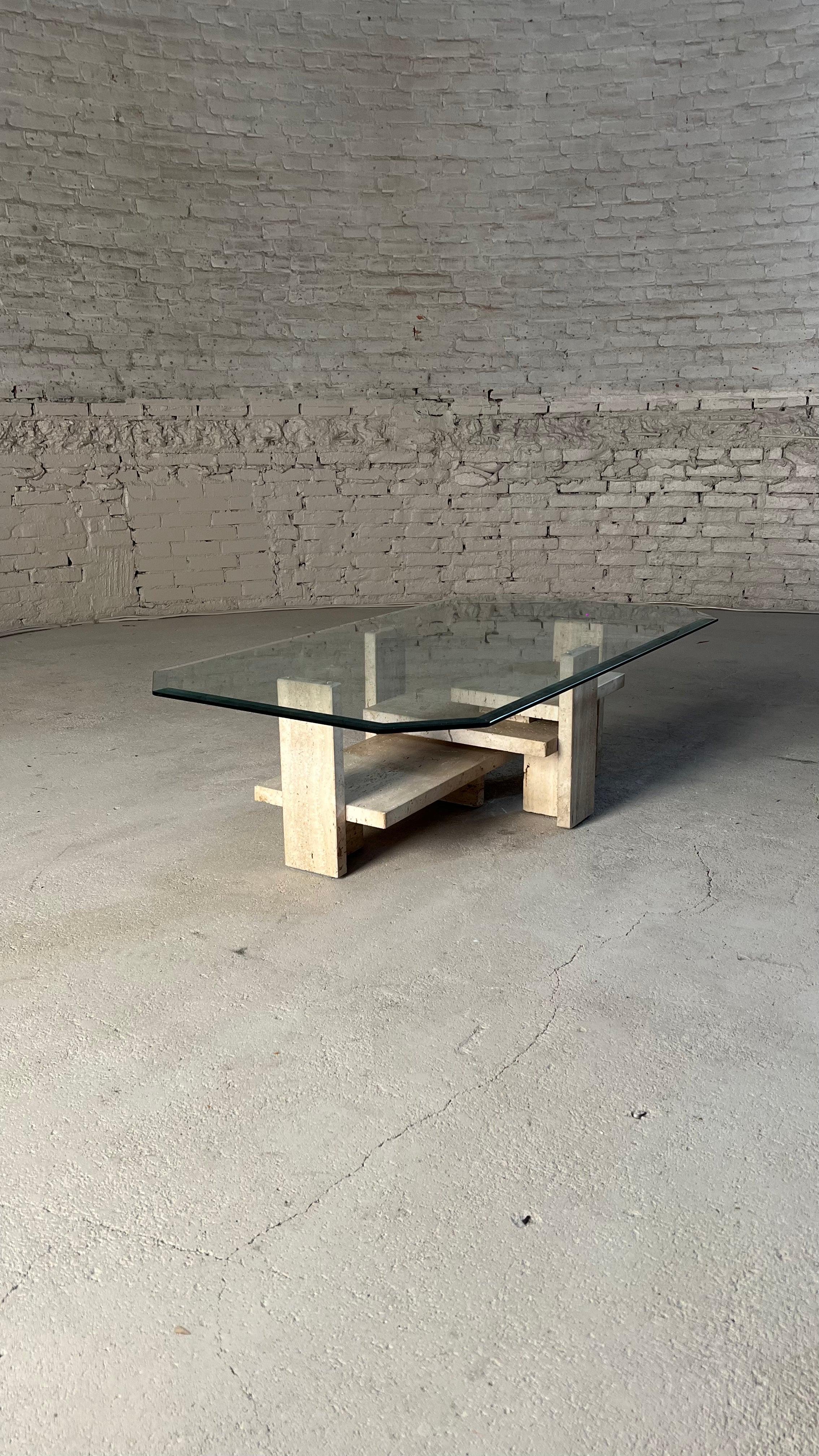 Late 20th Century Willy Ballez Coffee Table