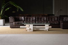 Willy Ballez marble coffee table Belgium 1979