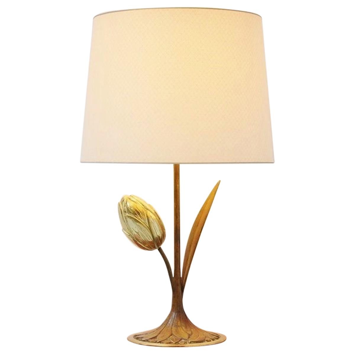 Willy Daro Attributed Tulip Lamp Belgium, 1970