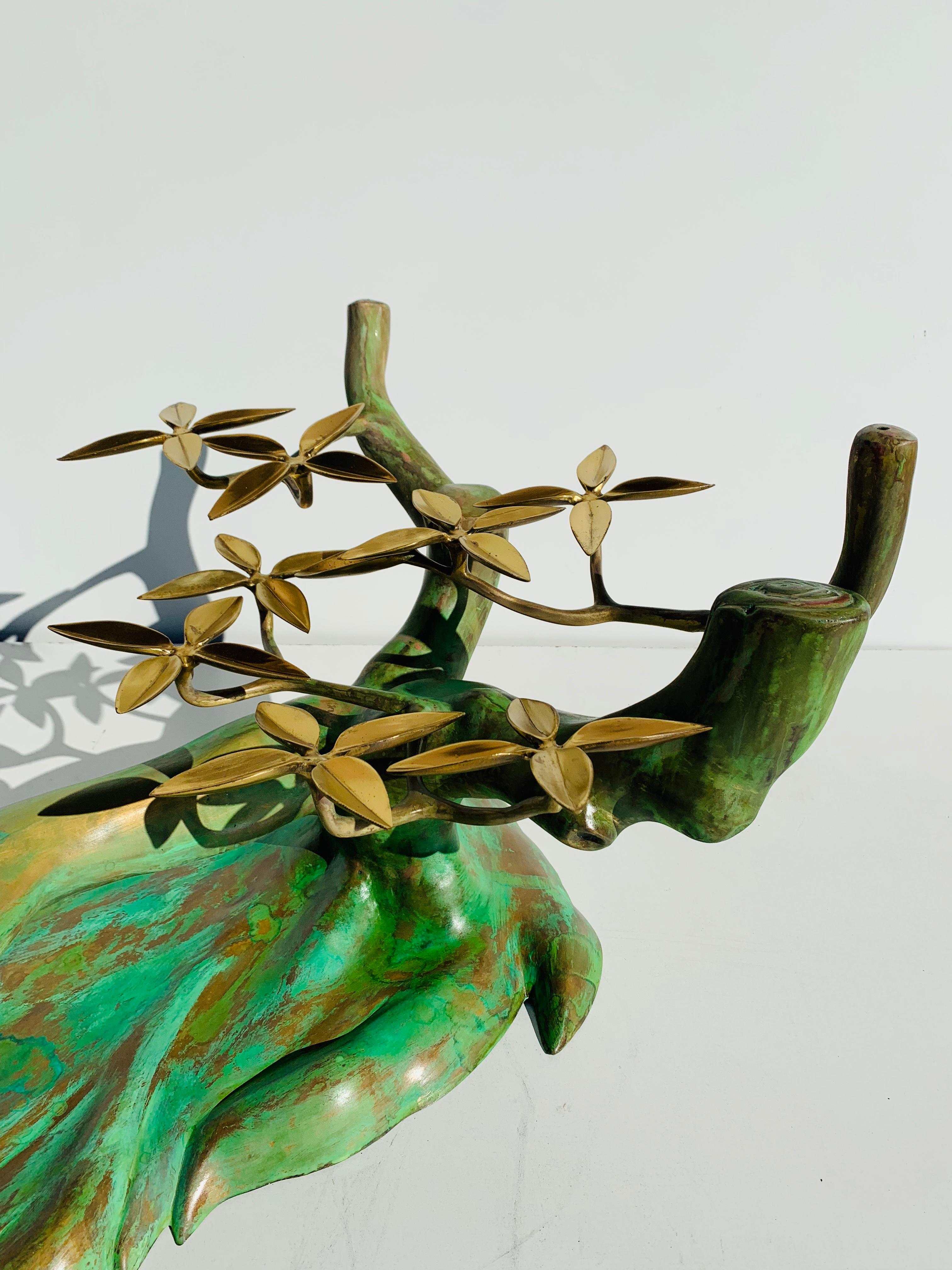 Willy Daro Brass Bonsai Tree Coffee Table 3