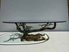 Willy Daro Brass Bonsai Tree Coffee Table