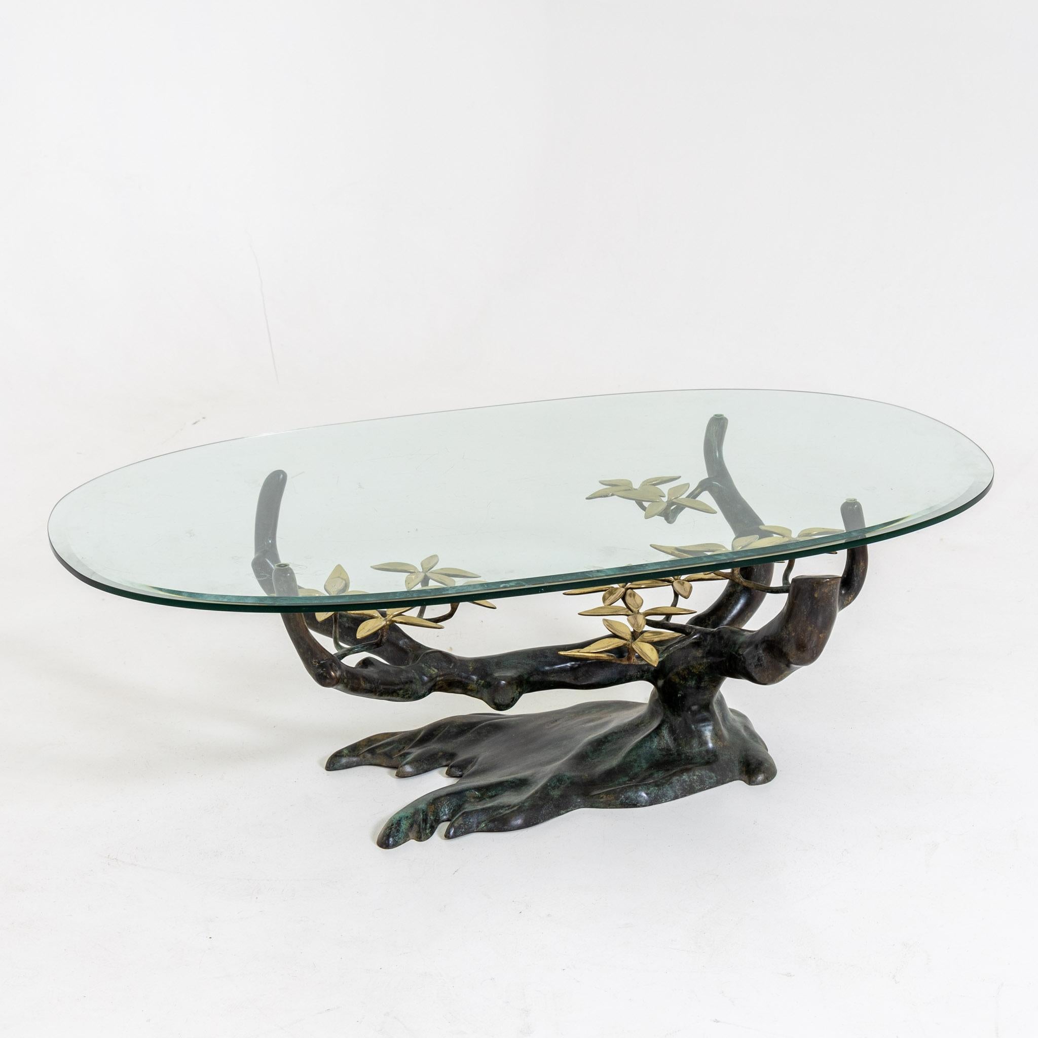 Mid-Century Modern Willy Daro Coffee Table “Bonsai”, Belgium 1970s