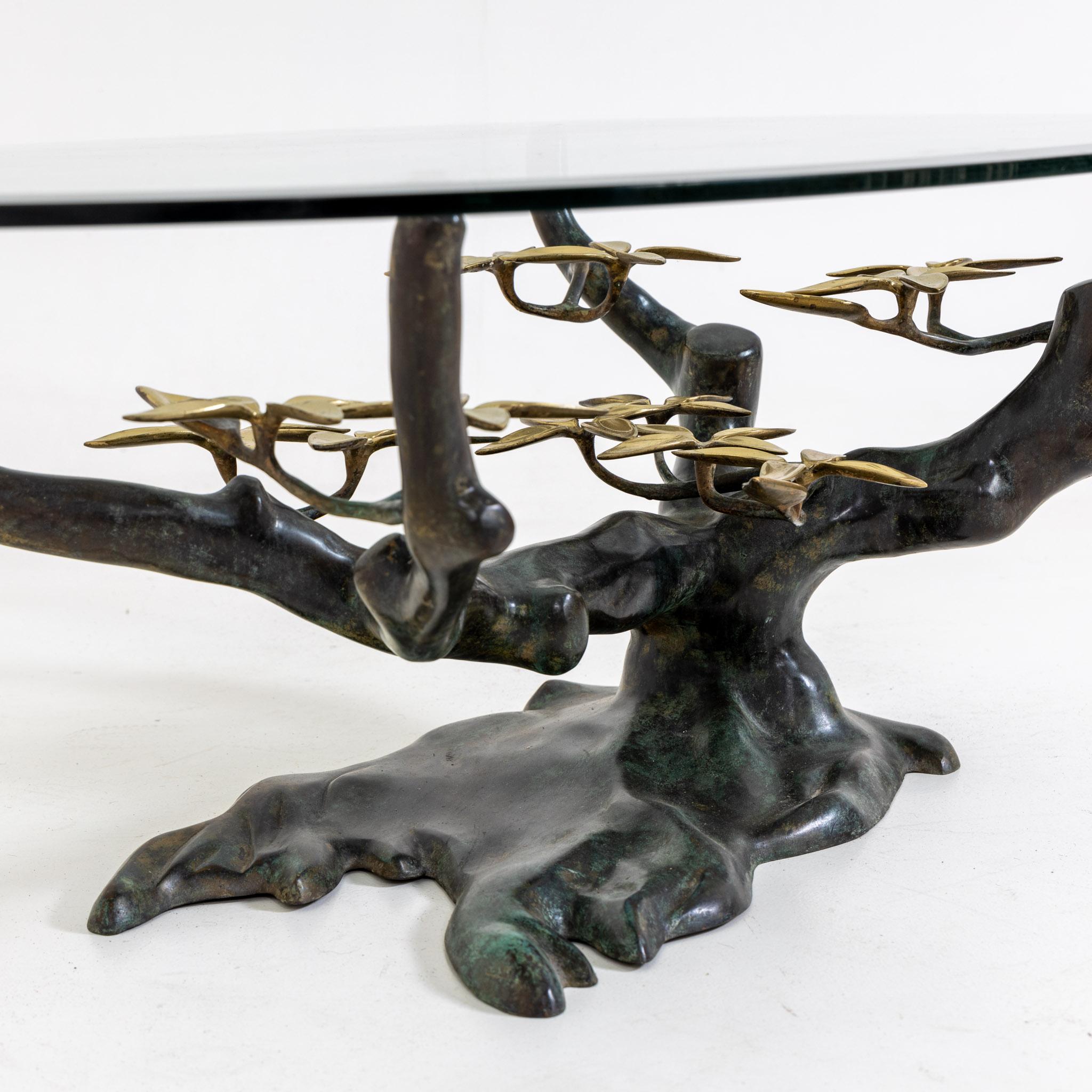 Late 20th Century Willy Daro Coffee Table “Bonsai”, Belgium 1970s