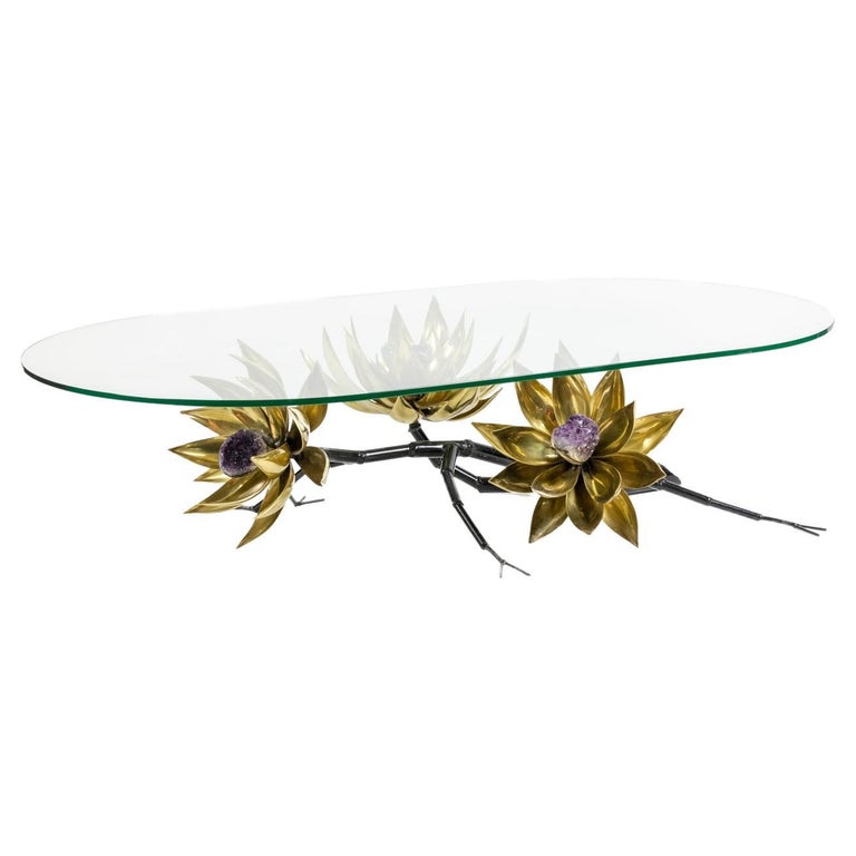 Willy Daro, Coffee Table in Bronze, 1970s For Sale