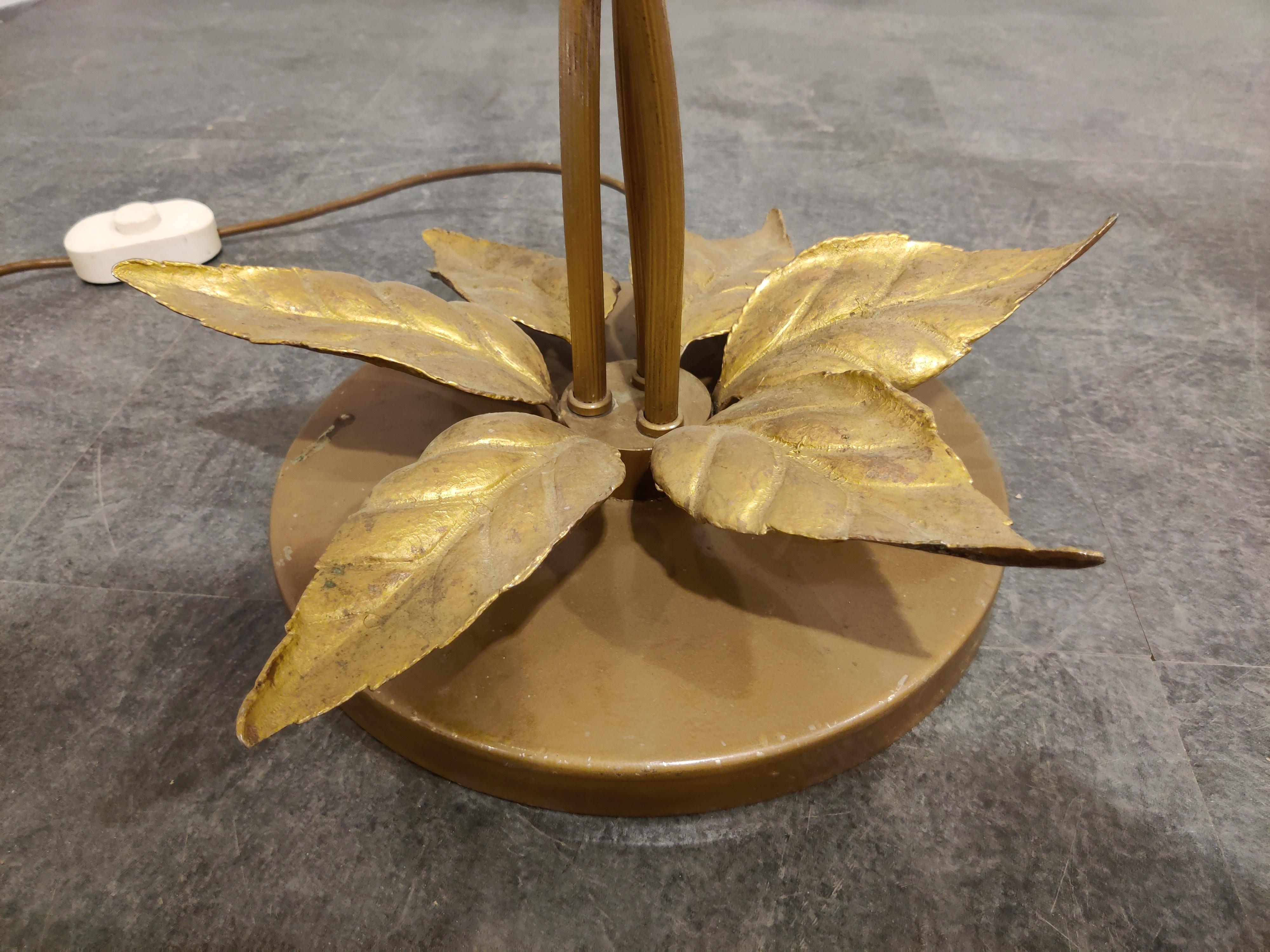 Brass Willy Daro Flower Floor Lamp, 1970s