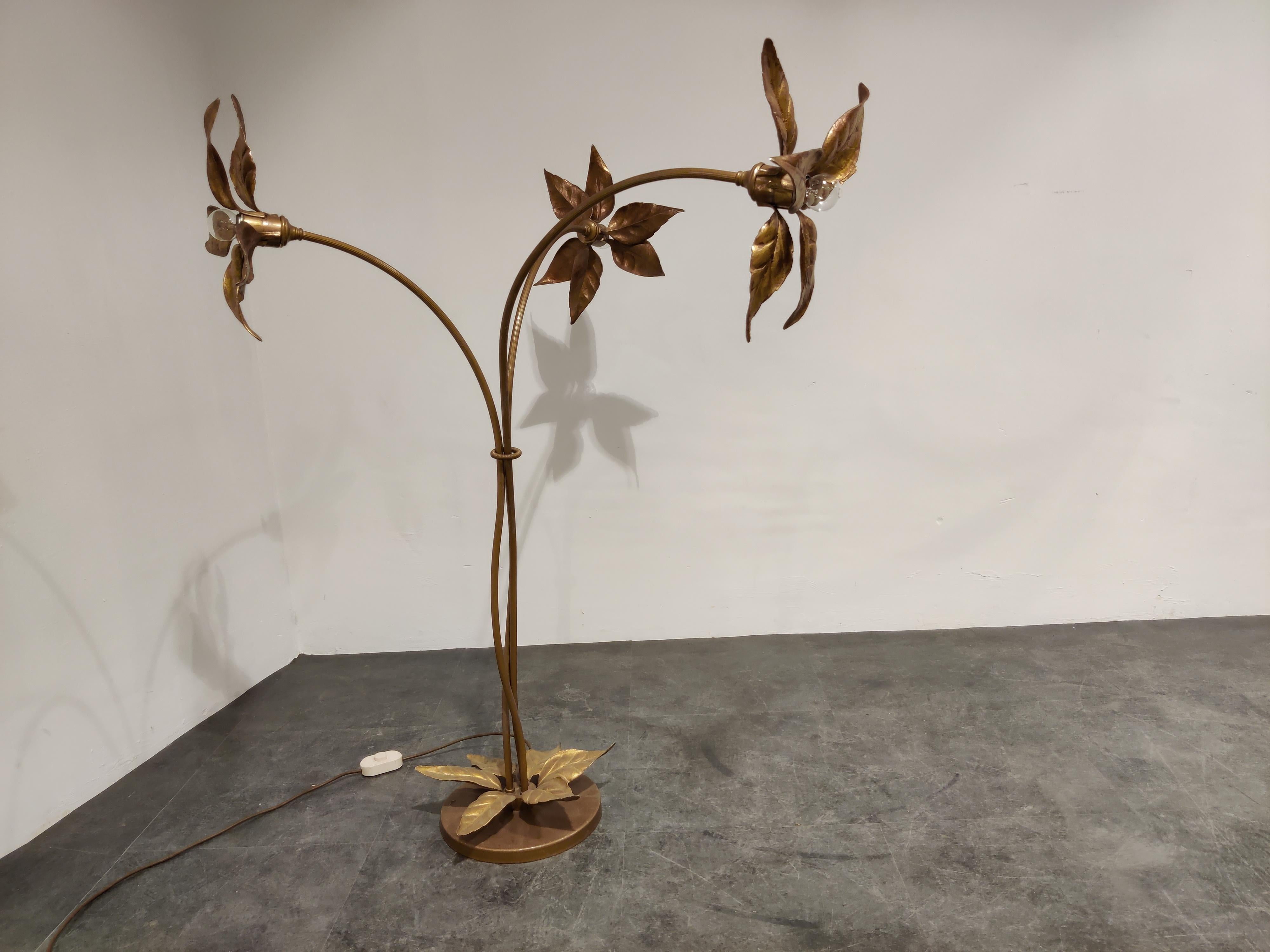 Willy Daro Flower Floor Lamp, 1970s 1