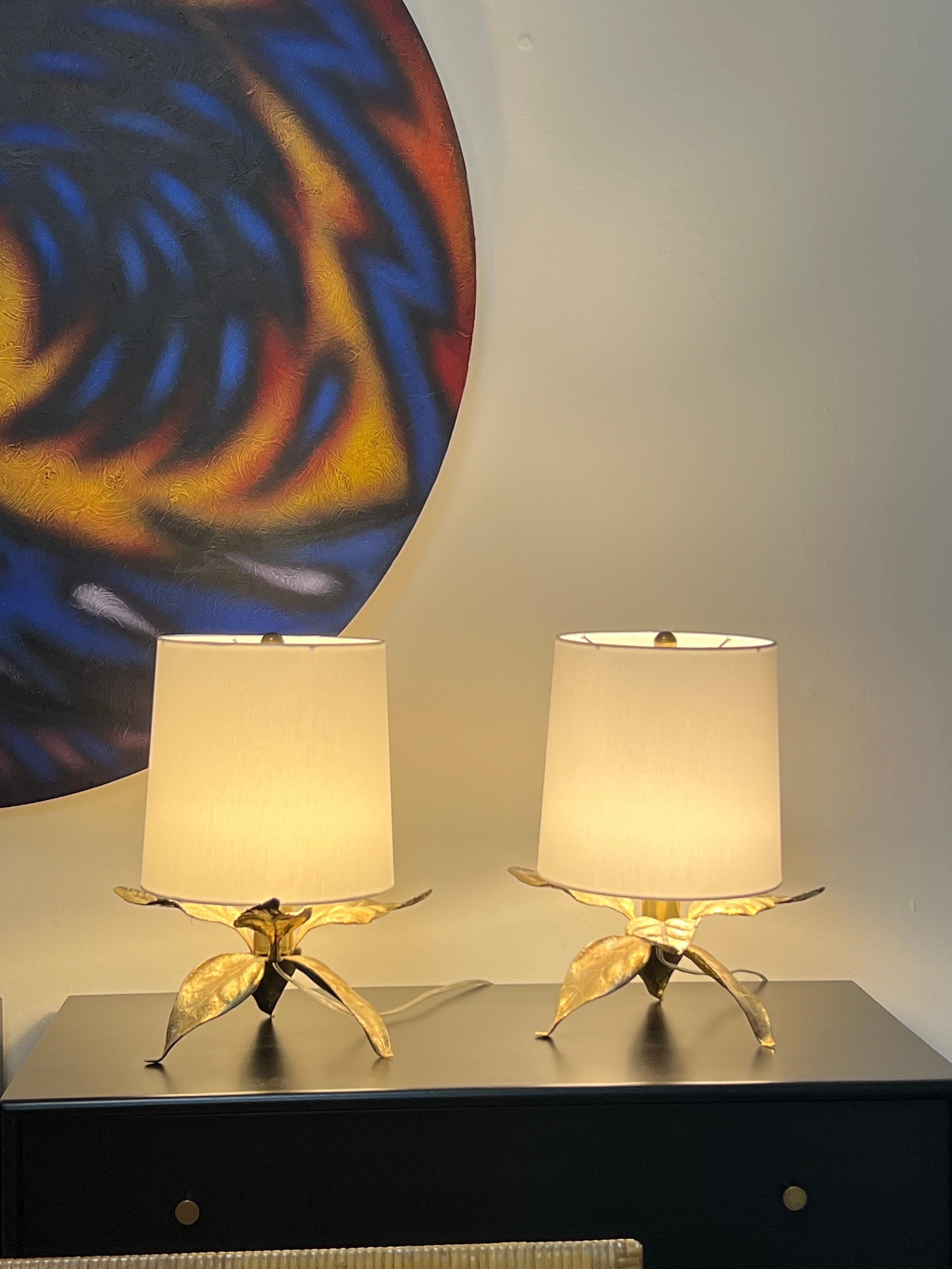 Belgian Willy Daro for Massive Pair of Table Lamps