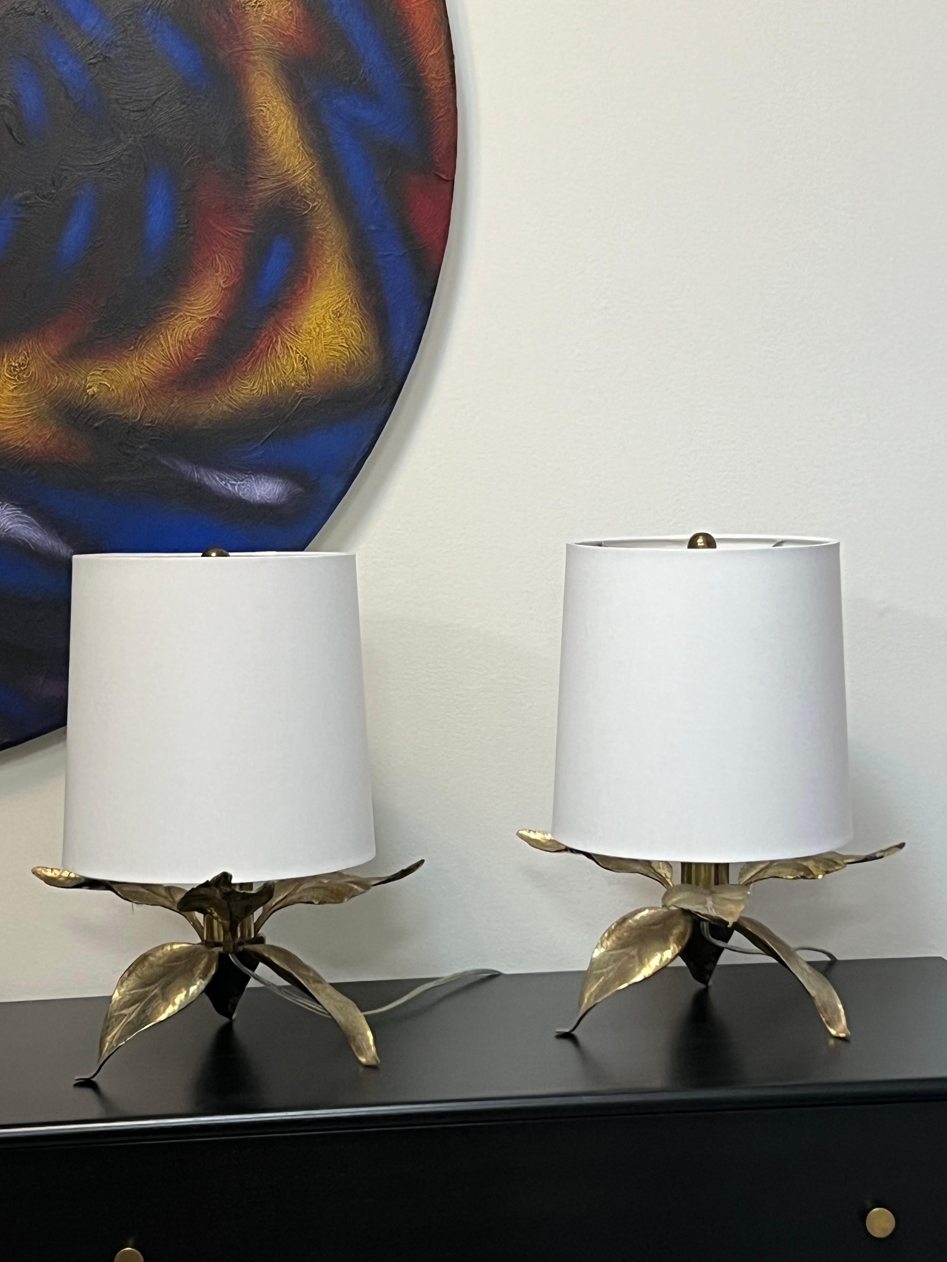Willy Daro for Massive Pair of Table Lamps In Good Condition In Miami, FL