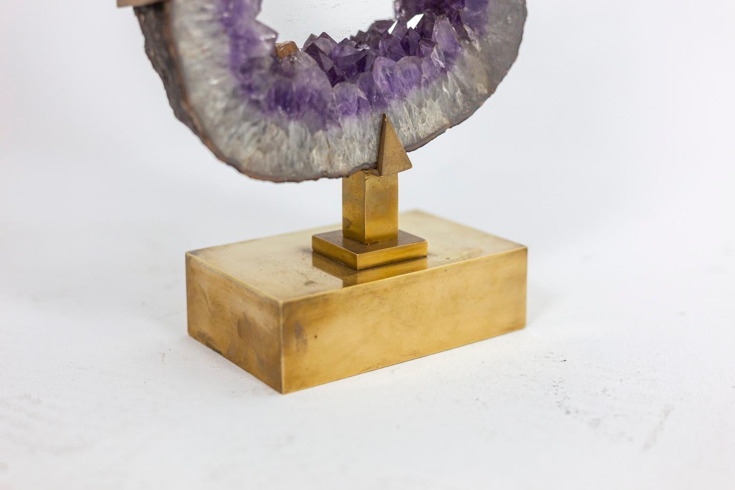 Willy Daro, Mirror Amethyst, 1970s For Sale 5