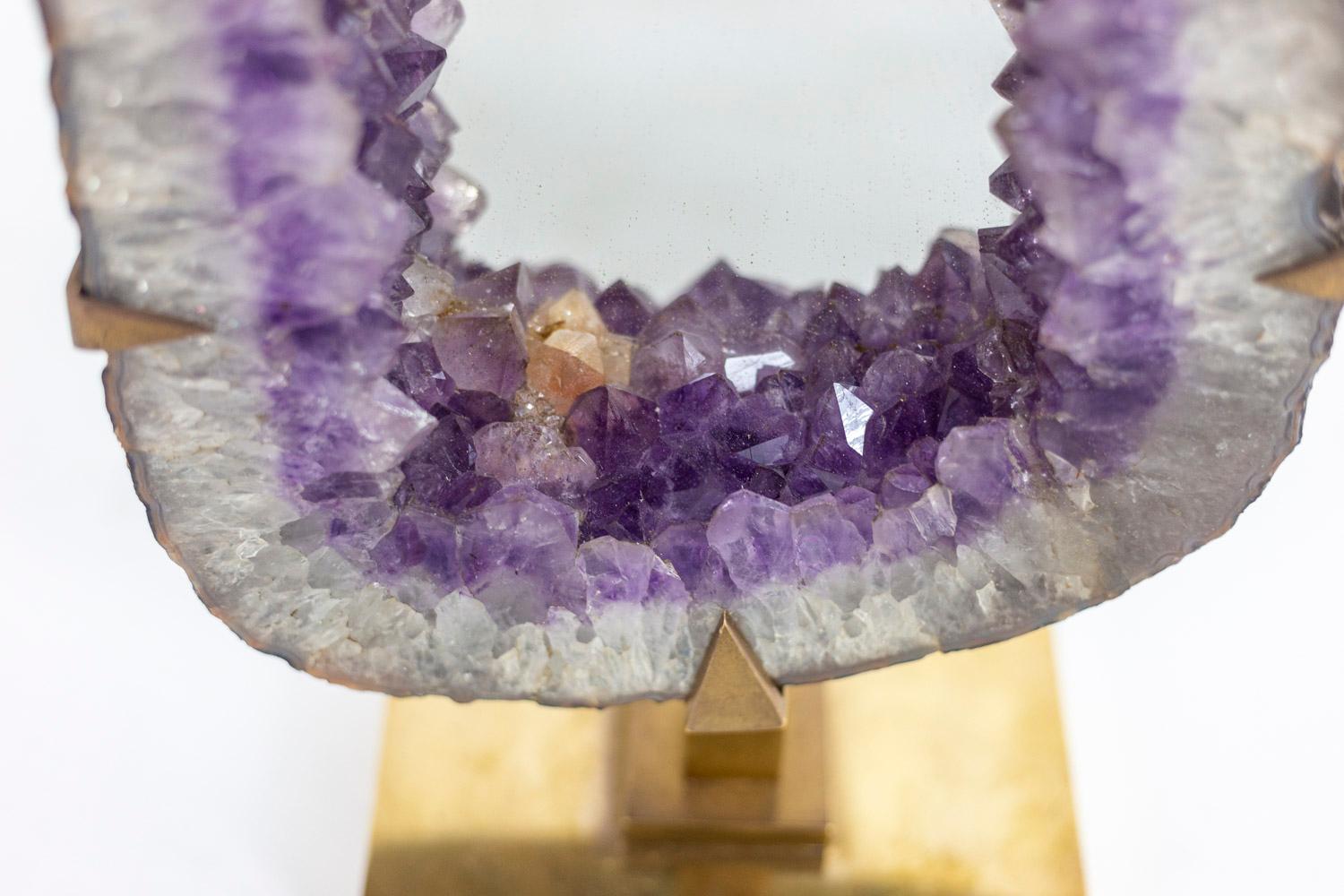 Willy Daro, Mirror Amethyst, 1970s For Sale 3