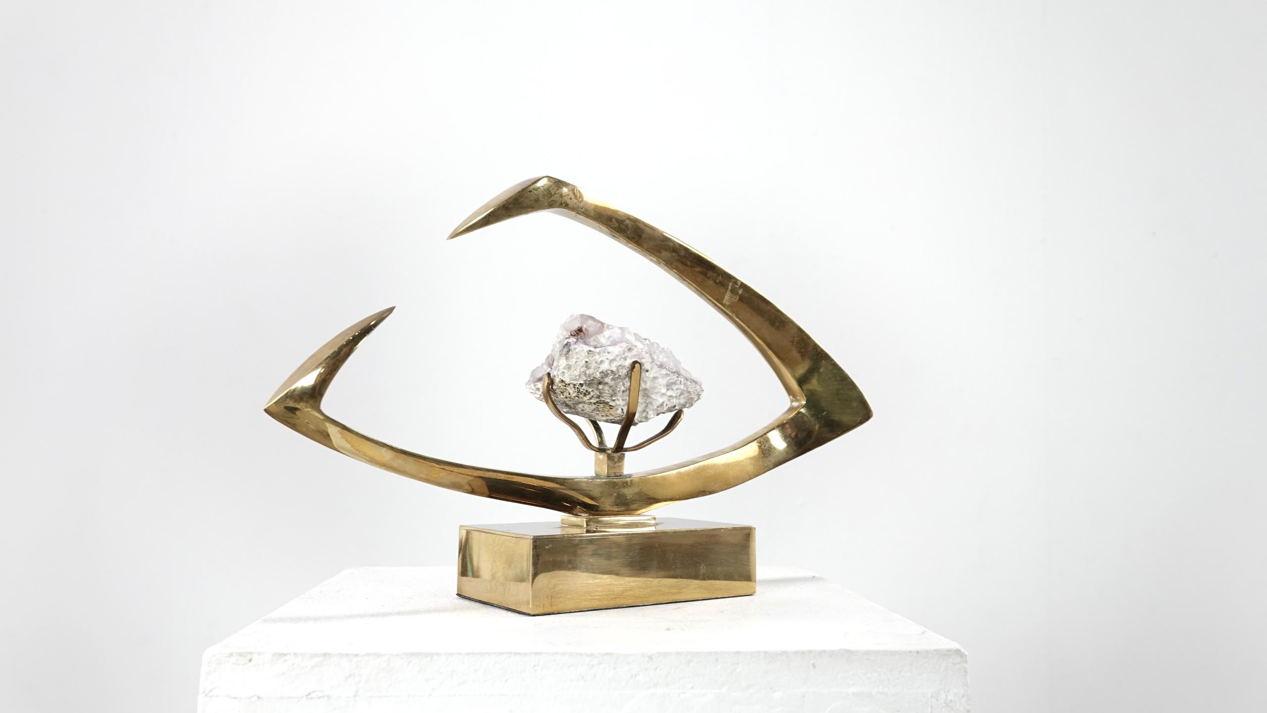 Willy Daro Signed Brass Sculpture 10